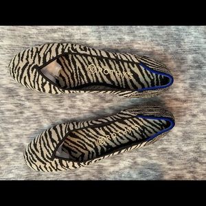 Rothy’s Flats in Zebra Print